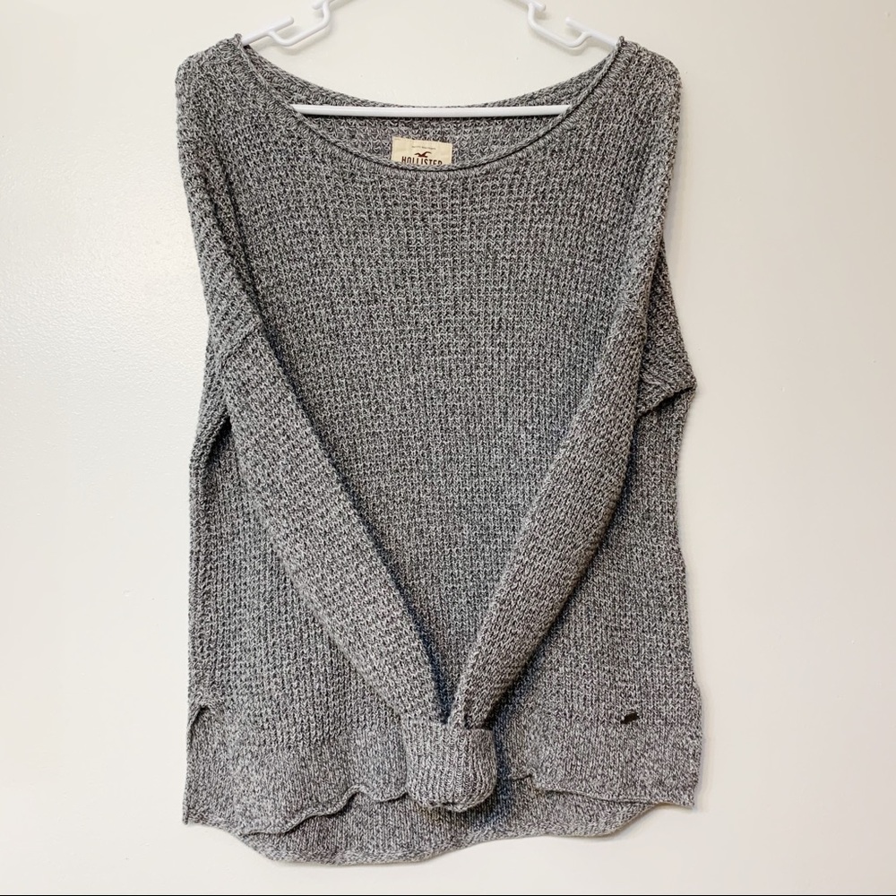 Grey Hollister Sweater